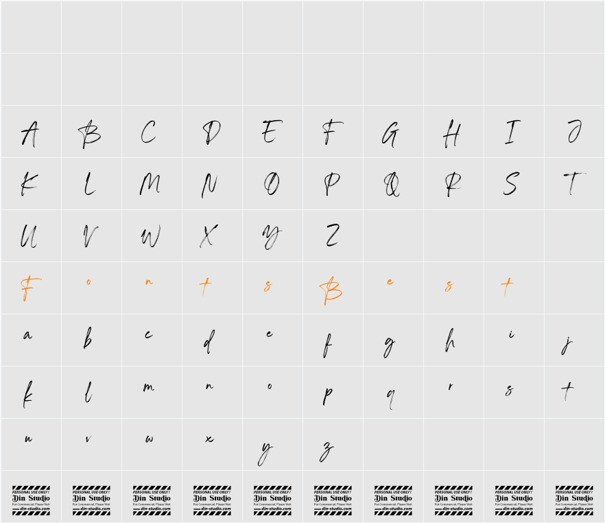 Smoothly Personal Use Character Map