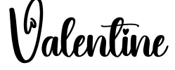 Valentine Font Image