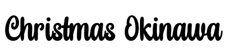 Christmas Okinawa Font Image