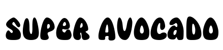 Super Avocado Font Image