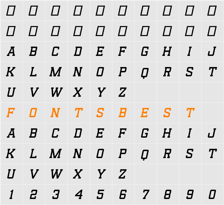Reach Fill Character Map