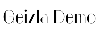 Geizla Demo Font Image