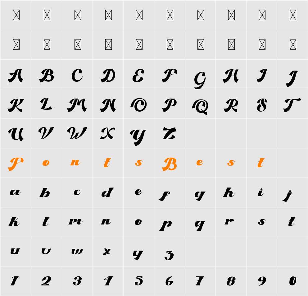 Kasabina Character Map