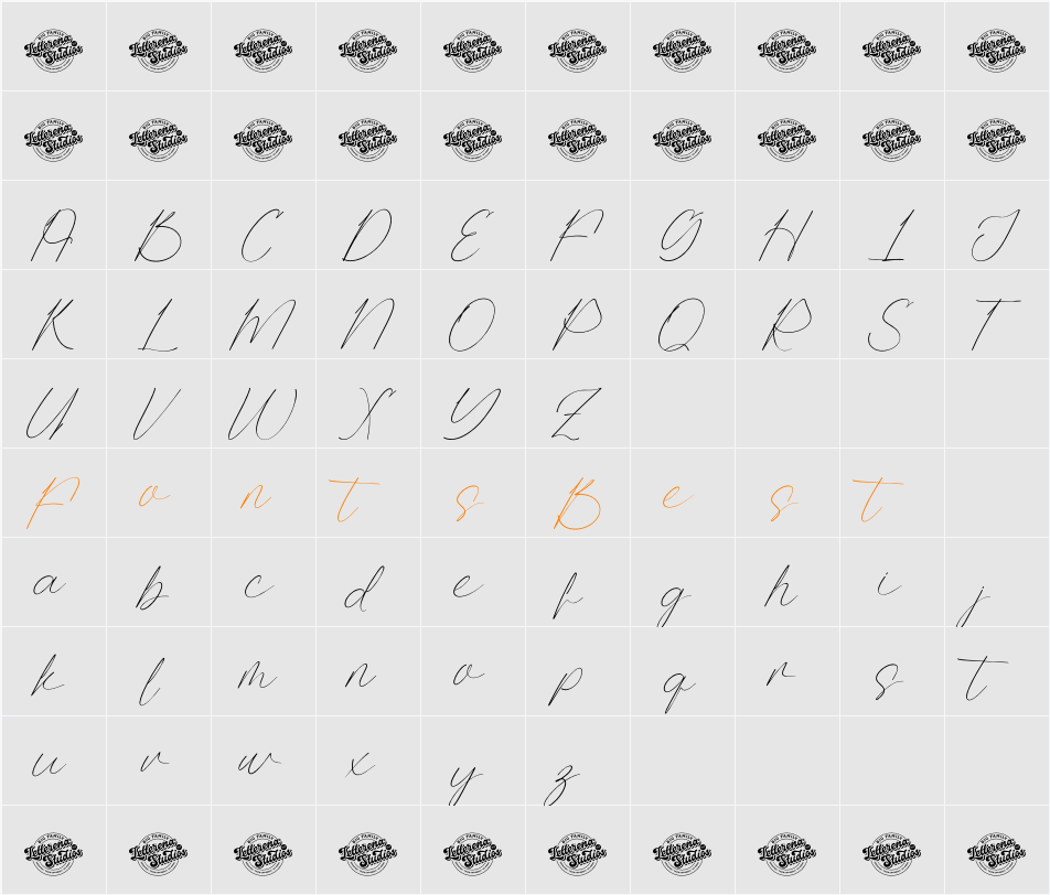 Quality Nosting DEMO VERSION Character Map