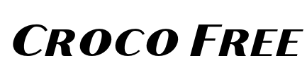 Croco Free Font Image