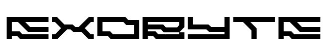 EXOBYTE Font Image