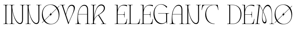 INNOVAR ELEGANT DEMO Font Image