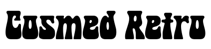 Cosmed Retro Font Image