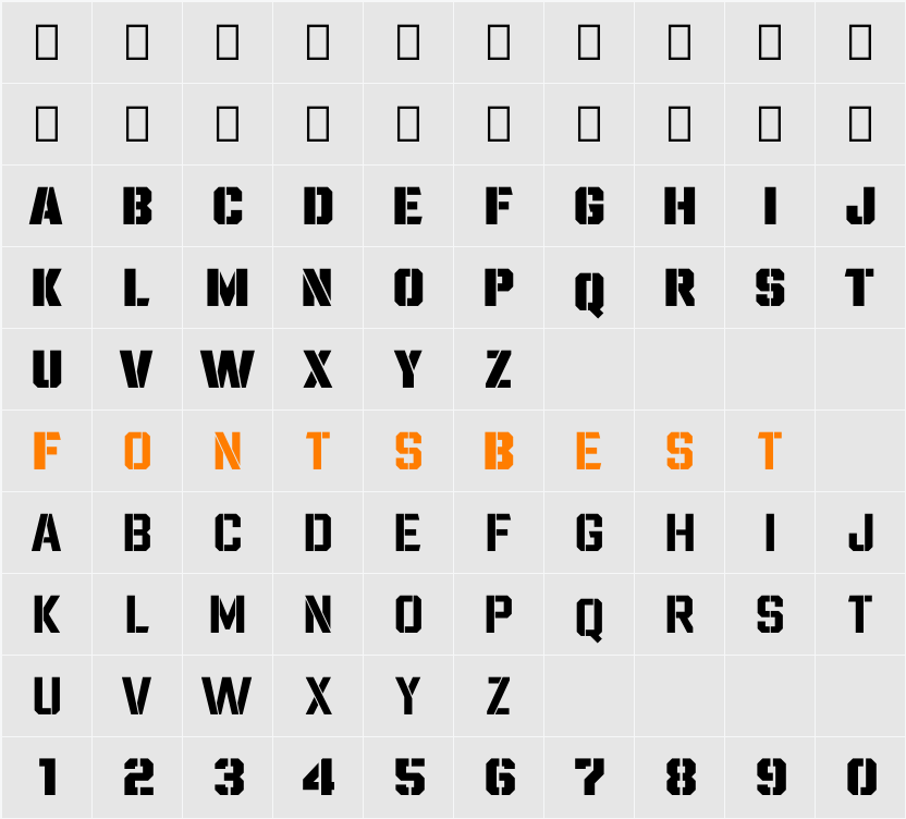Call To Arms Character Map