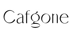 Cafgone Font Image