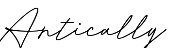 Antically Font Image