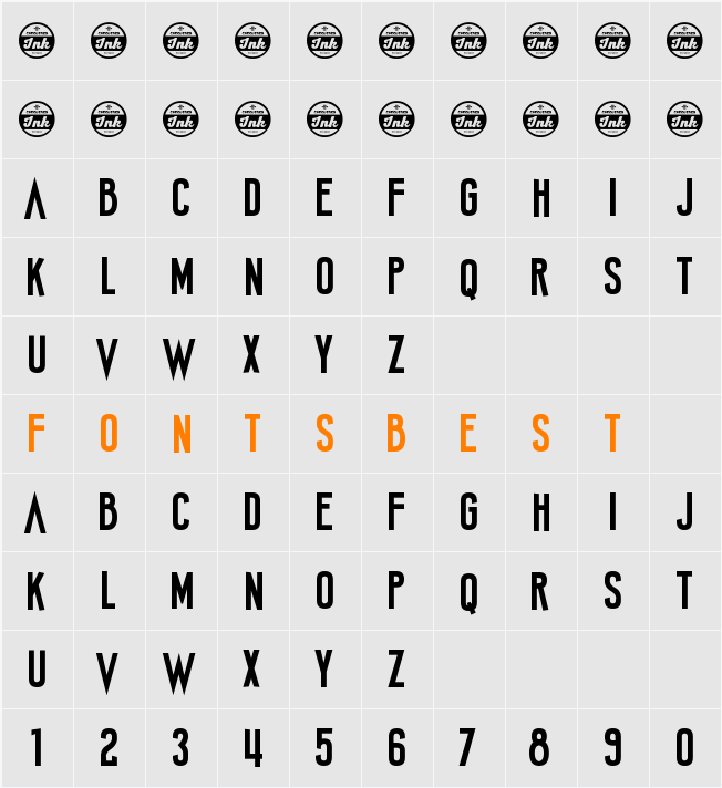 Amateur Camcorder Character Map