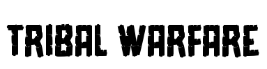Tribal Warfare Font Image