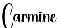 Carmine Font Image