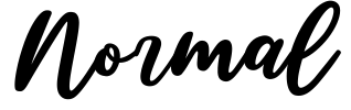 Normal Font Image