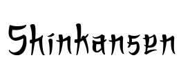 Shinkansen Font Image