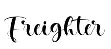 Freighter Font Image