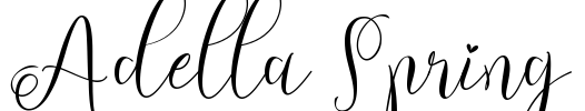 Adella Spring Font Image