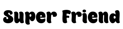 Super Friend Font Image