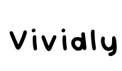 Vividly Font Image