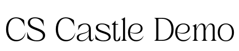 CS Castle Demo Font Image