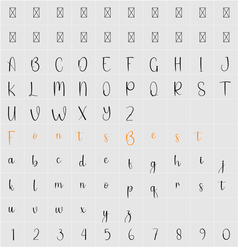 Fourteen Character Map