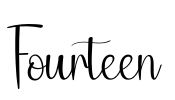 Fourteen Font Image