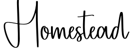 Homestead Font Image