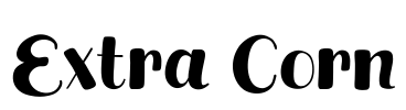 Extra Corn Font Image