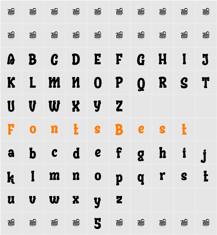 AUSYEIK Trial Character Map
