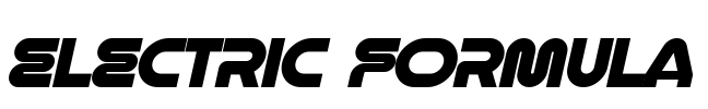 Electric Formula Font Image