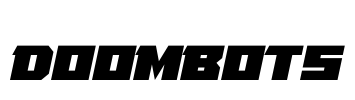 Doombots Font Image