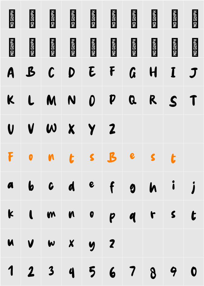 Hey Bro ! Character Map