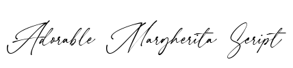 Adorable Margherita Script Font Image