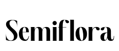 Semiflora Font Image