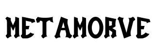 Metamorve Font Image