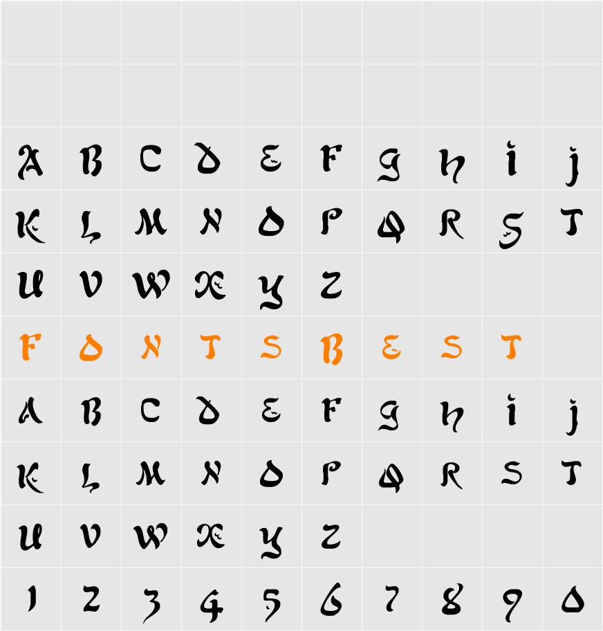 AlfredDrake Character Map