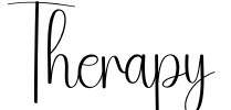 Therapy Font Image