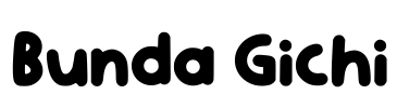 Bunda Gichi Font Image