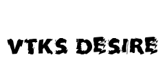 VTKS DESIRE Font Image