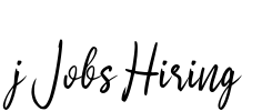 j Jobs Hiring Font Image