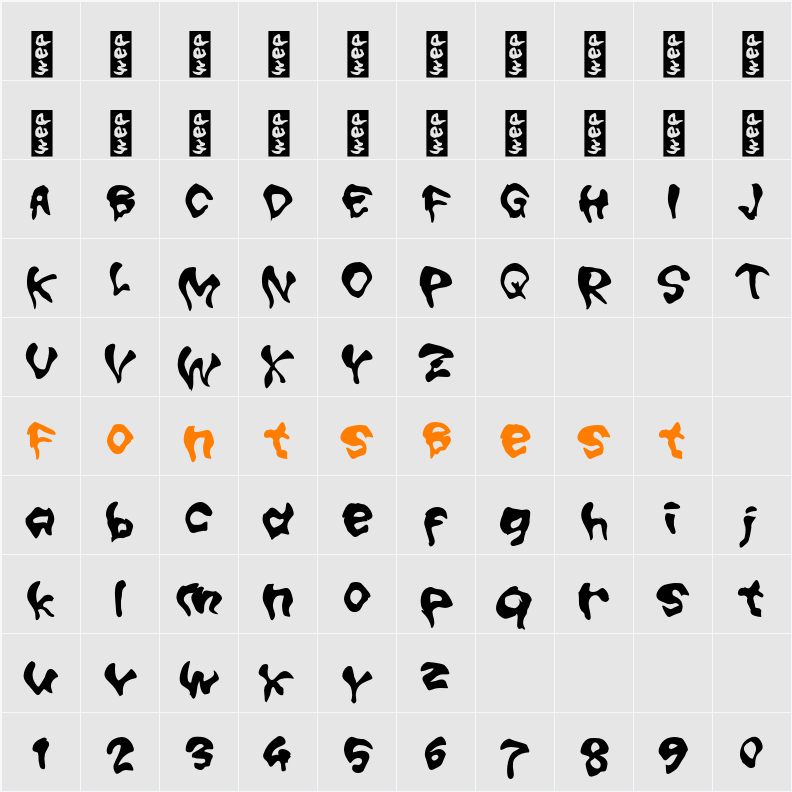 M Modu Character Map