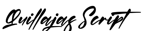Quillajas Script Font Image