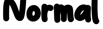 Normal Font Image
