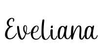 Eveliana Font Image