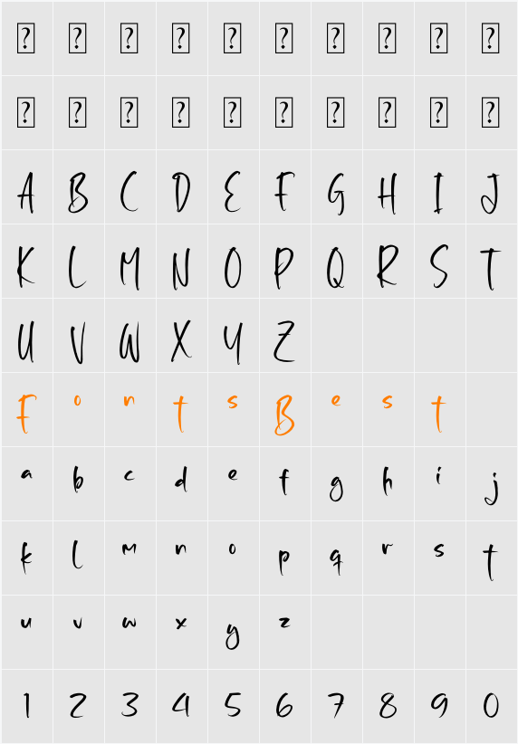 Arbiot Mentaly Character Map