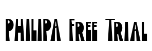 PHILIPA Free Trial Font Image
