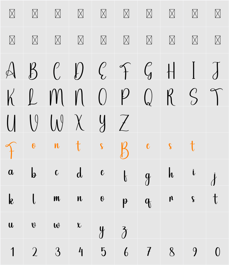 Kitchenette Character Map