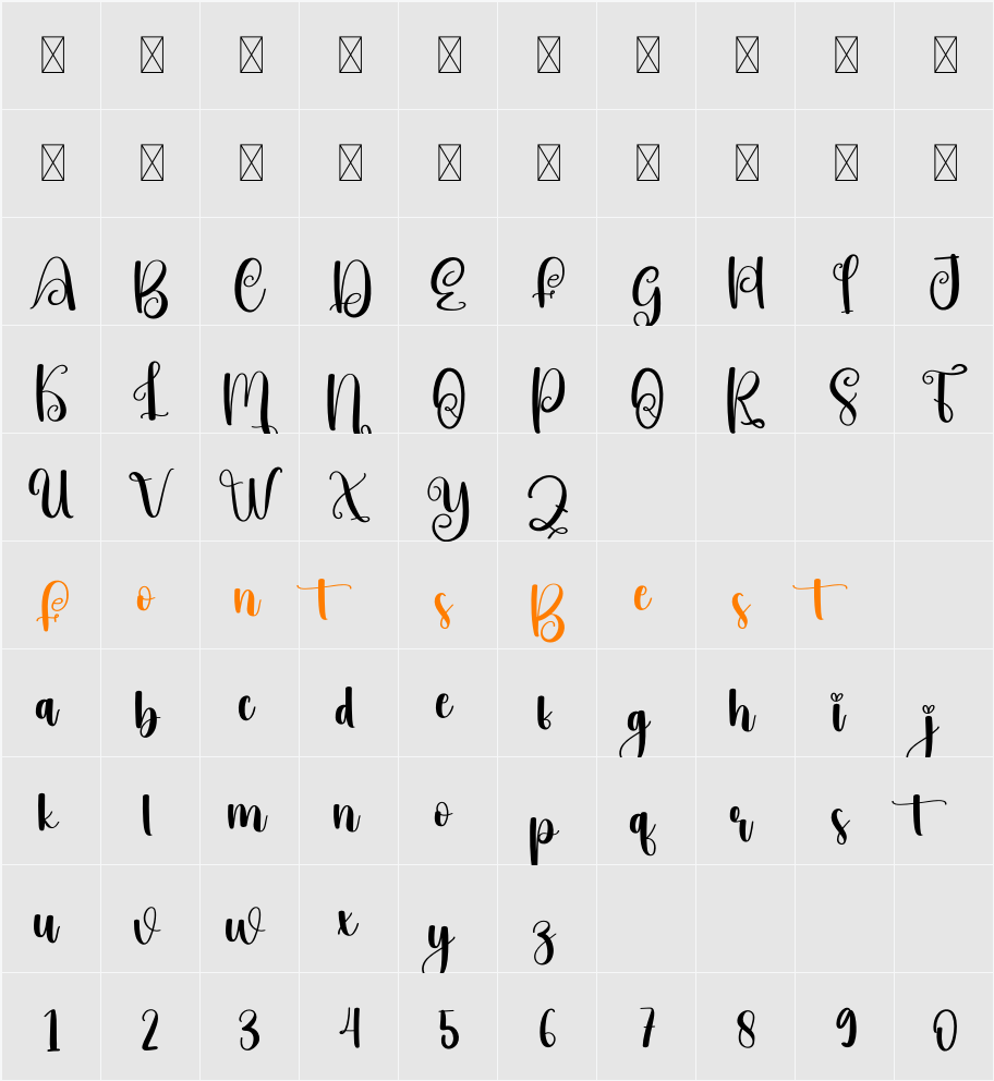 After Character Map