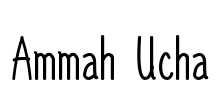 Ammah Ucha Font Image